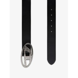 B-1DR Strass leather belt