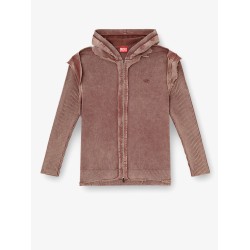 K-Pelto cotton sweatshirt with distressed effect