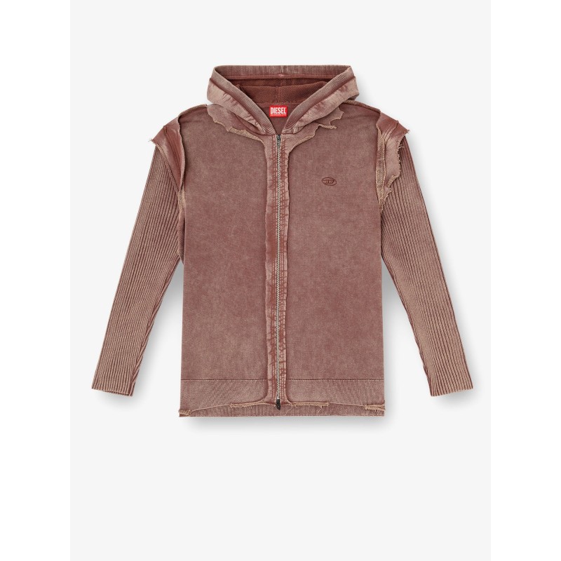 K-Pelto cotton sweatshirt with distressed effect