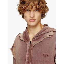 K-Pelto cotton sweatshirt with distressed effect