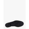 Leather loafer with ff print insert