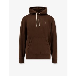 Cotton blend sweatshirt with iconic embroidery