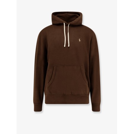 Cotton blend sweatshirt with iconic embroidery