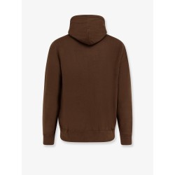 Cotton blend sweatshirt with iconic embroidery
