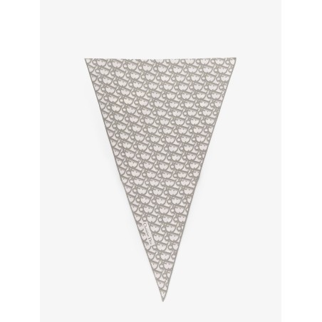 Silk foulard with Dior Oblique motif