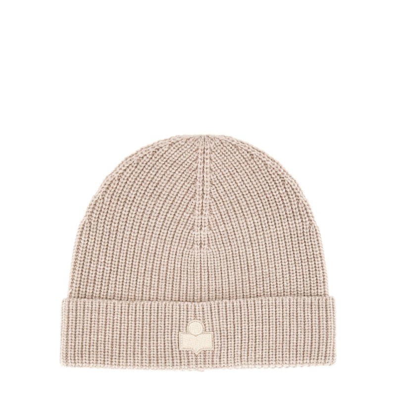 WOOL HAT WITH LOGO PATCH