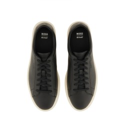 GRAINED LEATHER SNEAKER