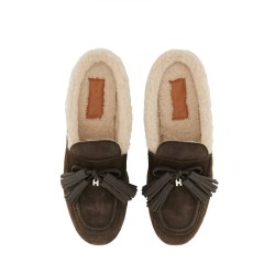 SUEDE SLIPPER LOAFER