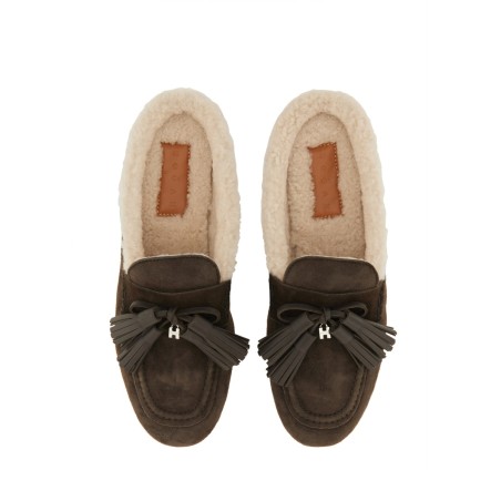 SUEDE SLIPPER LOAFER