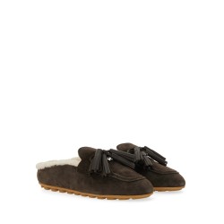 SUEDE SLIPPER LOAFER