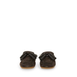 SUEDE SLIPPER LOAFER