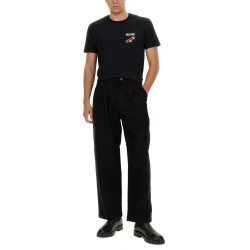T-SHIRT WITH LOGO PATCH