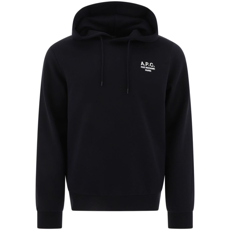 embroidered-logo hoodie