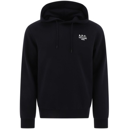 embroidered-logo hoodie