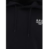 embroidered-logo hoodie