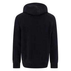 embroidered-logo hoodie