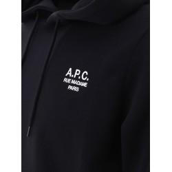 embroidered-logo hoodie