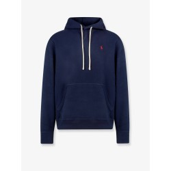 Cotton blend sweatshirt with iconic embroidery