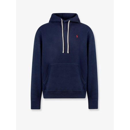 Cotton blend sweatshirt with iconic embroidery