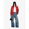 Play Clutch patent fabric shoulder bag