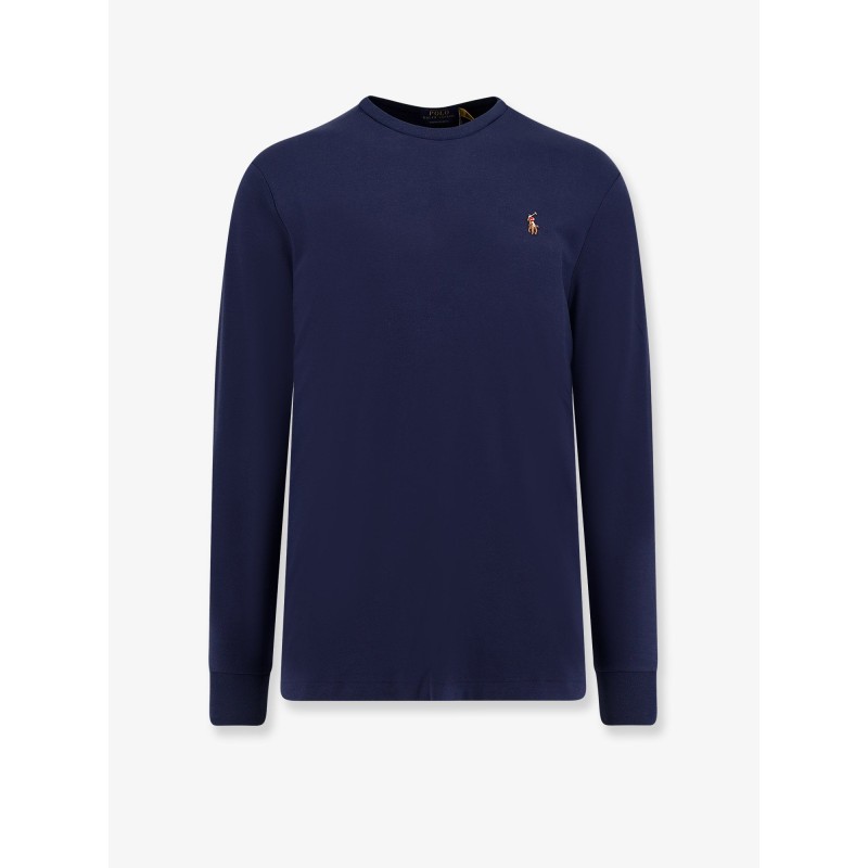 Cotton t-shirt with Logo embroidery