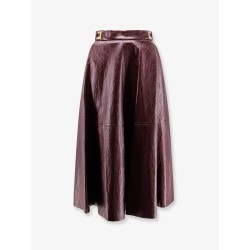 Faux leather skirt