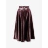 Faux leather skirt