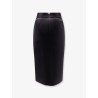 Satin pencil skirt