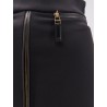 Satin pencil skirt
