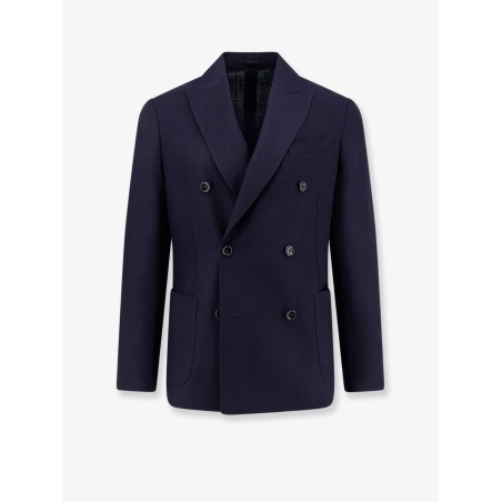 Roma pure virgin wool double-breasted blazer
