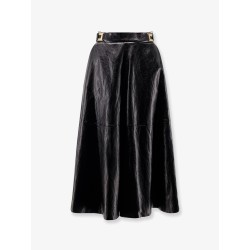 Faux leather skirt