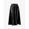 Faux leather skirt