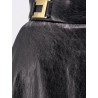 Faux leather skirt