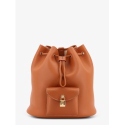 Extra Drawstring L27 leather backpack