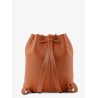 Extra Drawstring L27 leather backpack