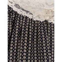 Biologic silk mini dress