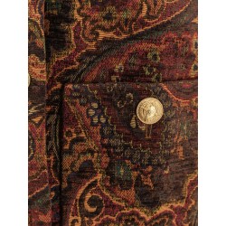 Blazer with multicolor pattern