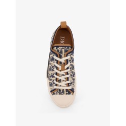 B23 League Dior Oblique jacquard fabric low-top sneakers