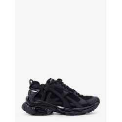 Runner mesh and leather sneakers