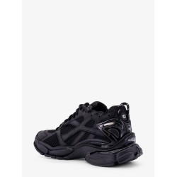 Runner mesh and leather sneakers