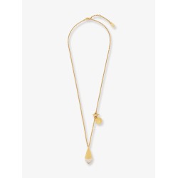 Chloé Prism brass necklace