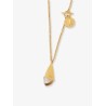 Chloé Prism brass necklace