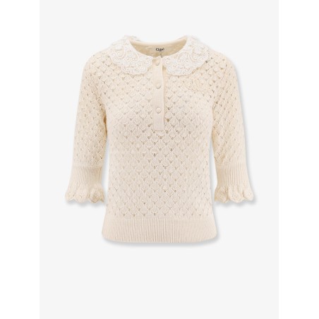 Cotton, alpaca and silk top