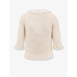 Cotton, alpaca and silk top
