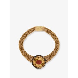 Chloé Magnificent brass necklace