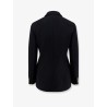 Double-breasted virgin wool blend blazer