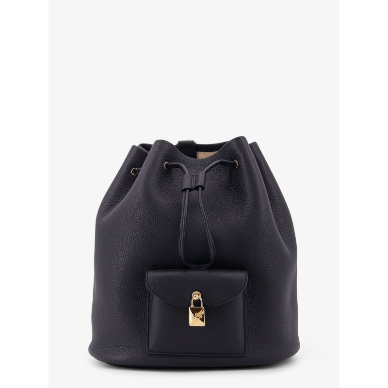 Extra Drawstring L27 leather backpack