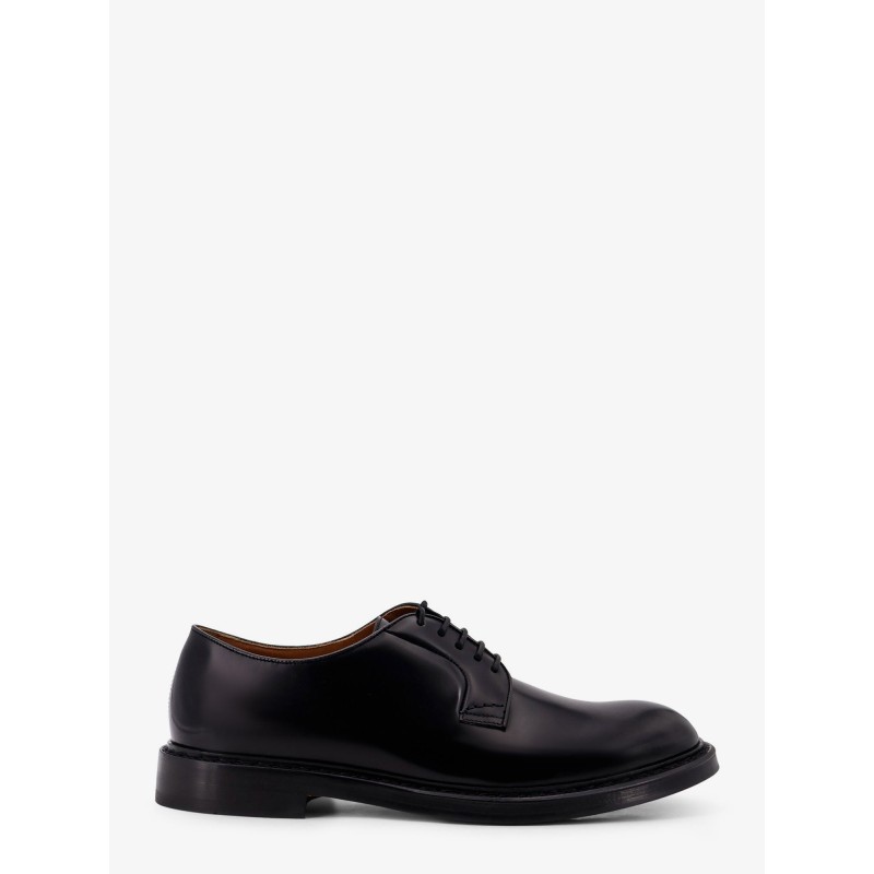 Leather lace-up shoe