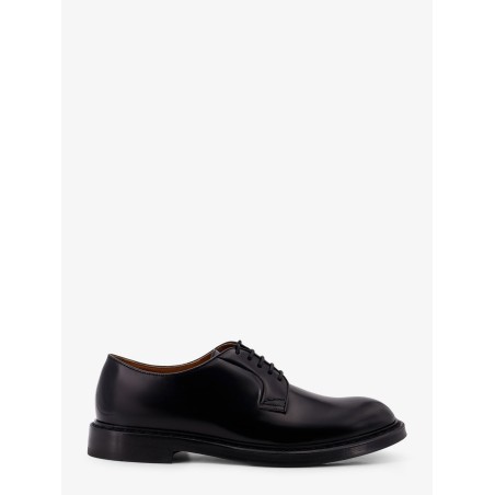 Leather lace-up shoe