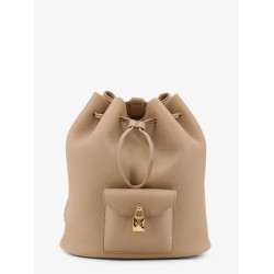 Extra Drawstring L27 leather backpack